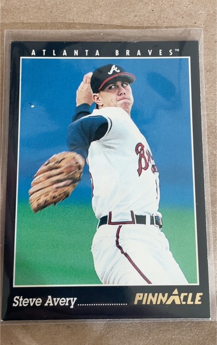 1993 Pinnacle Baseball #315 Steve Avery — front
