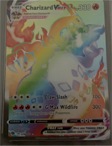 2020 Pokémon Champions Path #074 Charizard VMAX — front