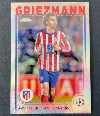 2024-25 Topps Chrome UEFA Club Competitions #8 Antoine Griezmann — front
