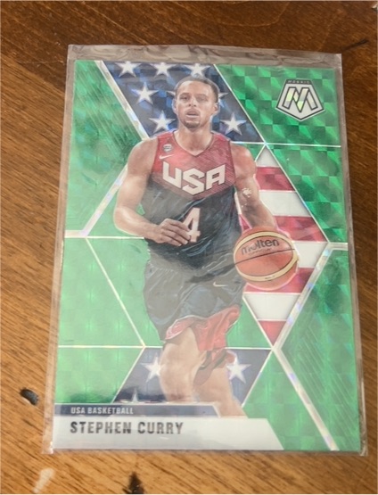 2019-20 Panini Mosaic #260 Stephen Curry USA Basketball — front