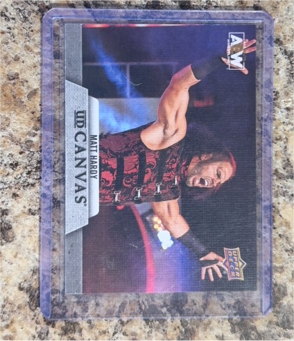 2021 Upper Deck AEW All Elite Wrestling Canvas #C-1 Matt Hardy — front