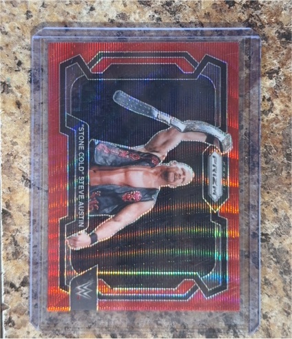 2024 Panini Prizm WWE #14 Stone Cold Steve Austin — front