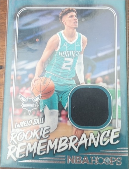 2022-23 Panini NBA Hoops Rookie Remembrance #RR-LBC LaMelo Ball — front