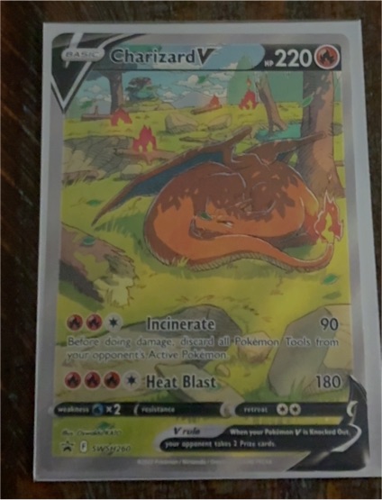 2022 Pokémon SWSH260 Charizard V — front