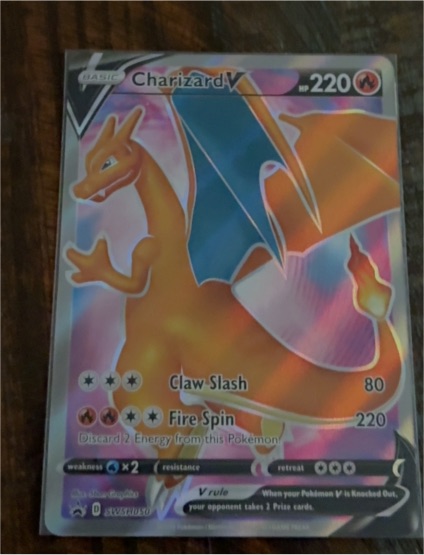 2020 Pokémon TCG Sword & Shield #SWSH050 Charizard V — front