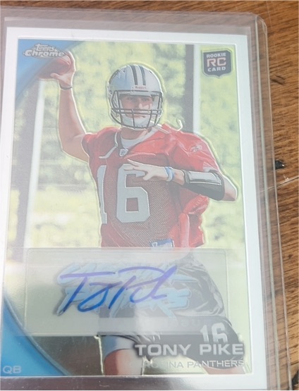2010 Topps Chrome #C175 Tony Pike Rookie Autographs — front