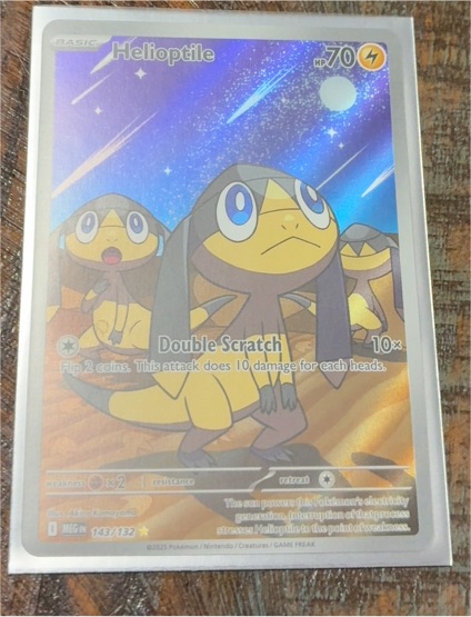 2025 Pokémon Mega Evolution #143 Helioptile — front