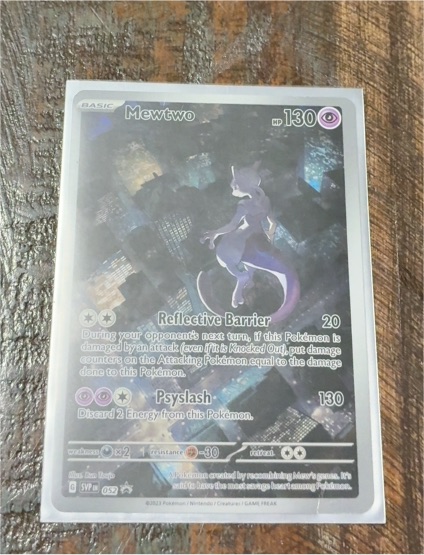 2022 Pokémon SV Scarlet & Violet Promo #052 Mewtwo — front