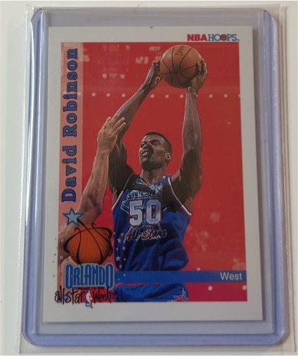 1992-93 NBA Hoops #315 David Robinson — front
