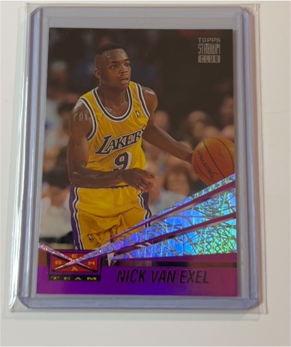 1993-94 Topps Stadium Club Beam Team #17 Nick Van Exel — front