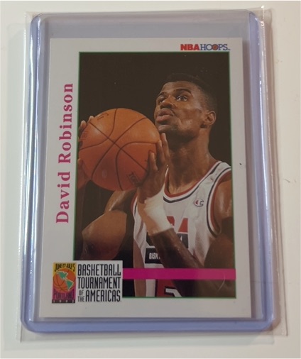 1992 NBA Hoops #346 David Robinson Team USA — front