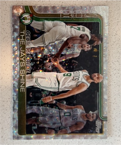 2025-26 Topps #272 Celtics Pride: The Jays Shine Jayson Tatum — front