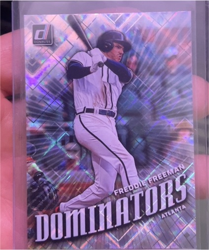 2019 Donruss Dominators #D9 Freddie Freeman — front