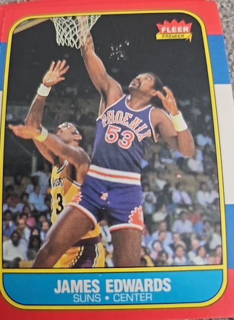1986-87 Fleer Premier #29 James Edwards — front
