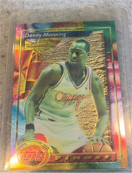 1993-94 Topps Finest #148 Danny Manning — front