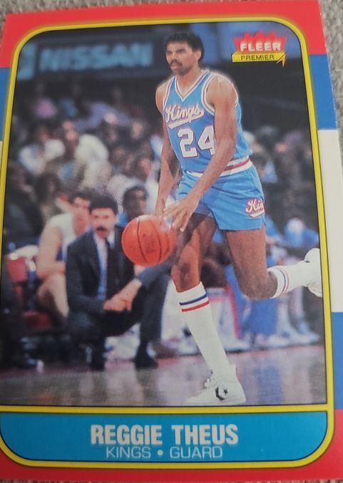 1986-87 Fleer Premier #108 Reggie Theus — front