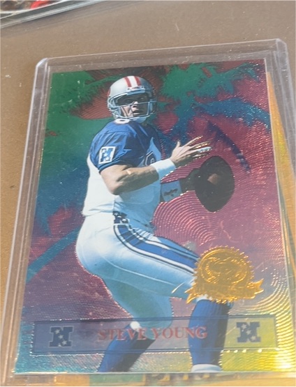 1996 Collector's Edge President's Reserve #4 Steve Young — front