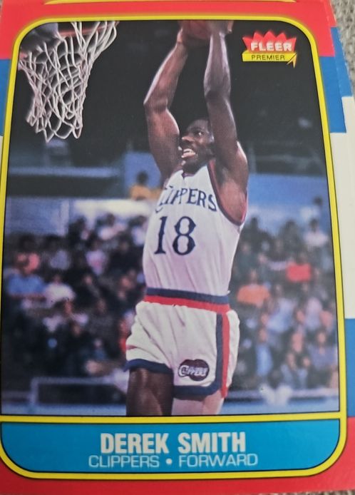 1986-87 Fleer Premier #103 Derek Smith — front