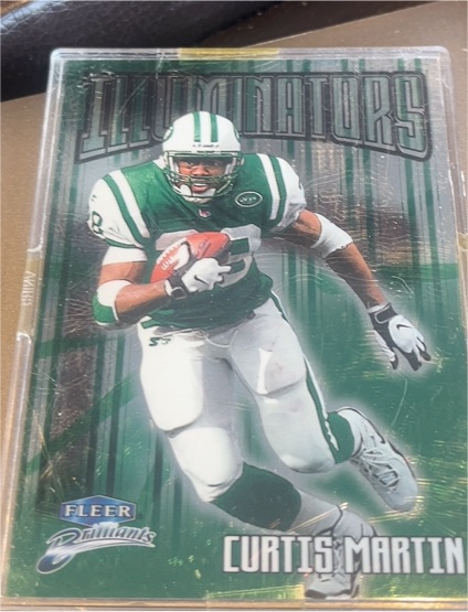 1998 Fleer Brilliants Illuminators #7 Curtis Martin — front