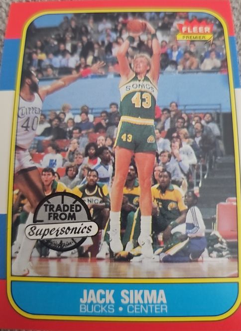 1986-87 Fleer Premier #102 Jack Sikma — front