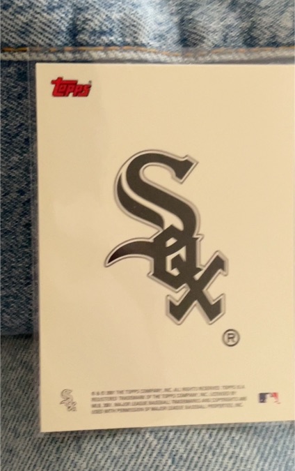 2001 Topps #NNO Chicago White Sox Team Logo Sticker — front