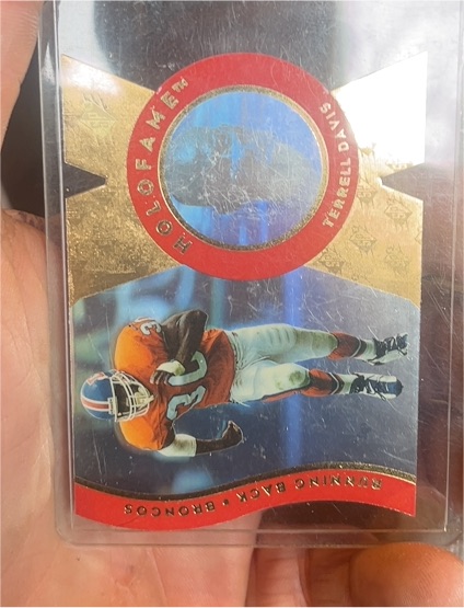 1997 SPx Holofame #Hx7 Terrell Davis — front