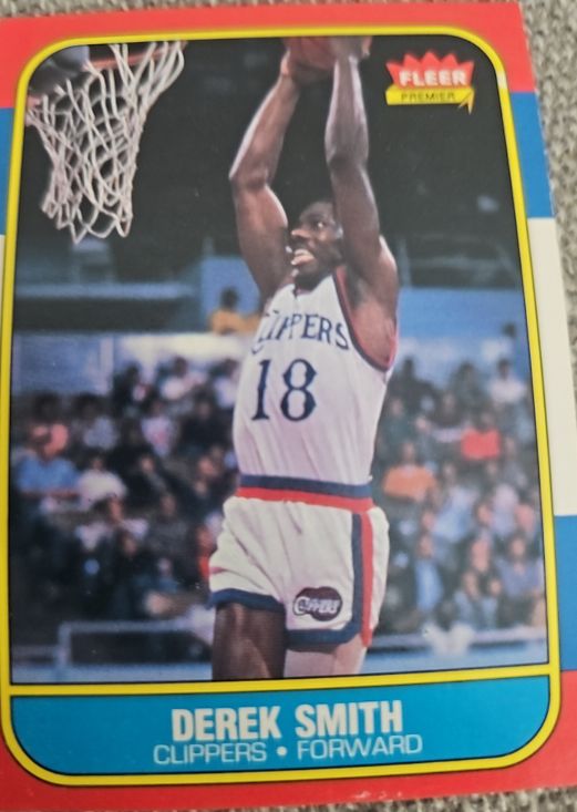 1986-87 Fleer #103 Derek Smith — front