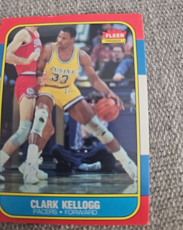 1986-87 Fleer #58 Clark Kellogg — front