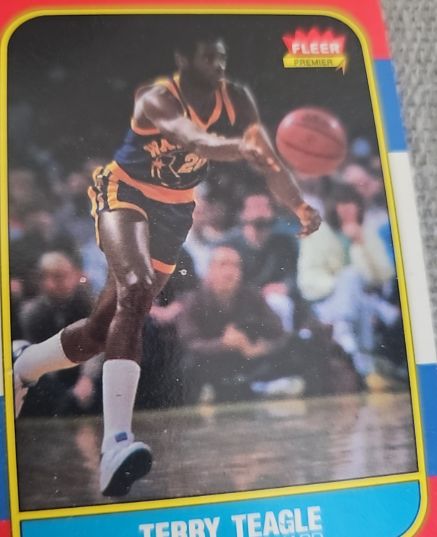 1986-87 Fleer #107 Terry Teagle — front