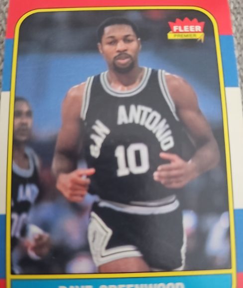 1986-87 Fleer #41 Dave Greenwood — front