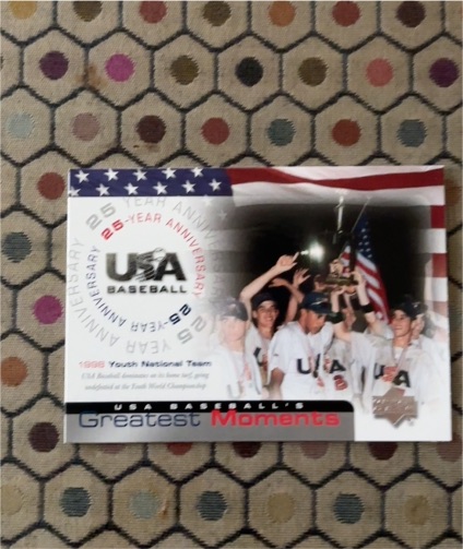 2004 Upper Deck USA Baseball 25th Anniversary Team — front
