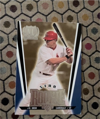 1999 Upper Deck #10 J.D. Drew Star Rookie St. Louis Cardinals — front