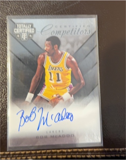2015-16 Panini Totally Certified #11 Bob McAdoo — front