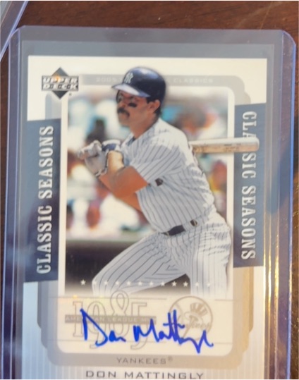 2005 Upper Deck Classic Seasons #MA Don Mattingly — front