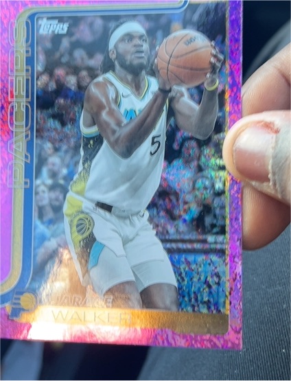 2025-26 Topps #50 Jarace Walker — front