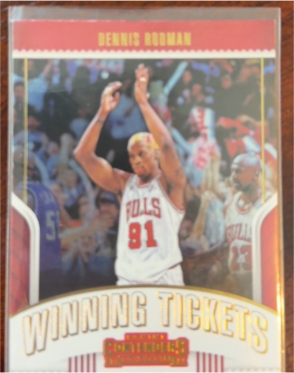 2018-19 Panini Contenders Winning Tickets Dennis Rodman — front