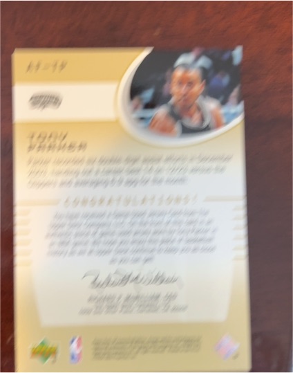 2004-05 SP Game Used Authentic Fabrics Caron Butler #AF-CB — front