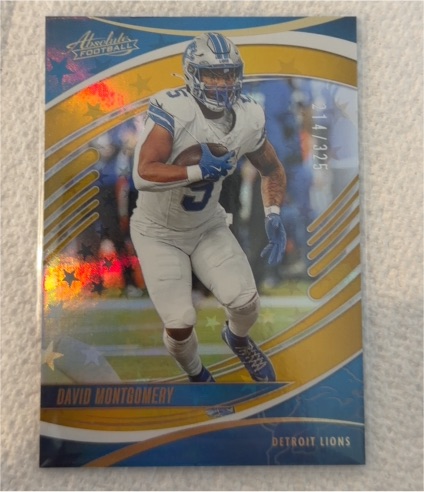 2025 Panini Absolute #16 David Montgomery — front