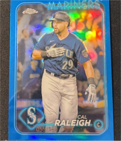 2024 Topps Chrome #119 Cal Raleigh — front