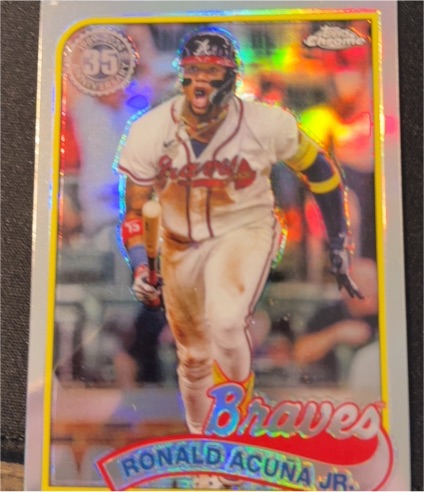 2024 Topps Chrome 35th Anniversary #89CB-3 Ronald Acuña Jr. — front