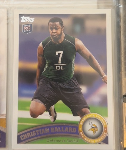 2011 Topps #167 Christian Ballard — front