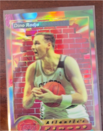 1993-94 Topps Finest #93 Dino Radja — front