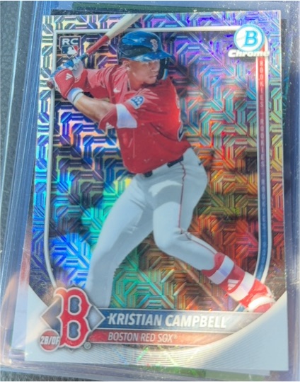 2025 Bowman Chrome #58 Kristian Campbell — front