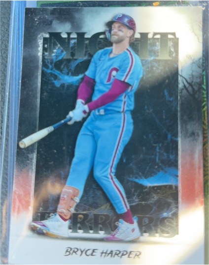 2025 Topps Update #NT-12 Bryce Harper Night Terrors — front
