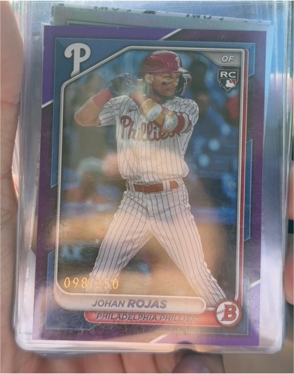 2024 Bowman #86 Johan Rojas — front