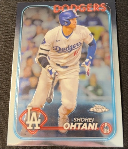 2024 Topps Chrome #1 Shohei Ohtani — front