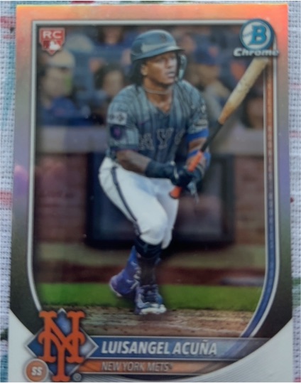 2025 Bowman Chrome #32 Luisangel Acuna — front