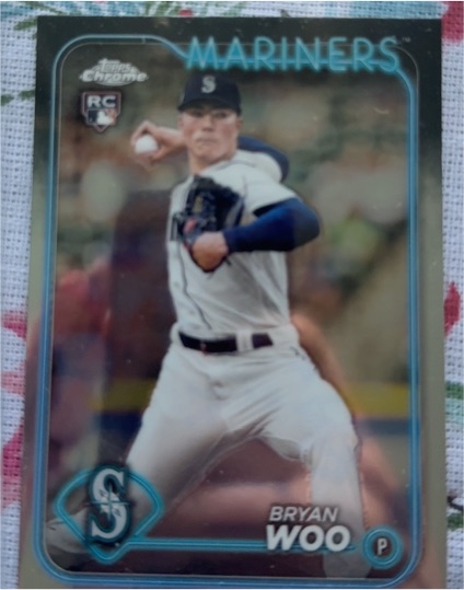 2024 Topps Chrome #172 Bryan Woo — front
