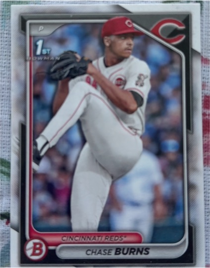 2024 Bowman Draft #BD-55 Chase Burns — front