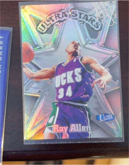 1997-98 Fleer Ultra #11 Ray Allen — front